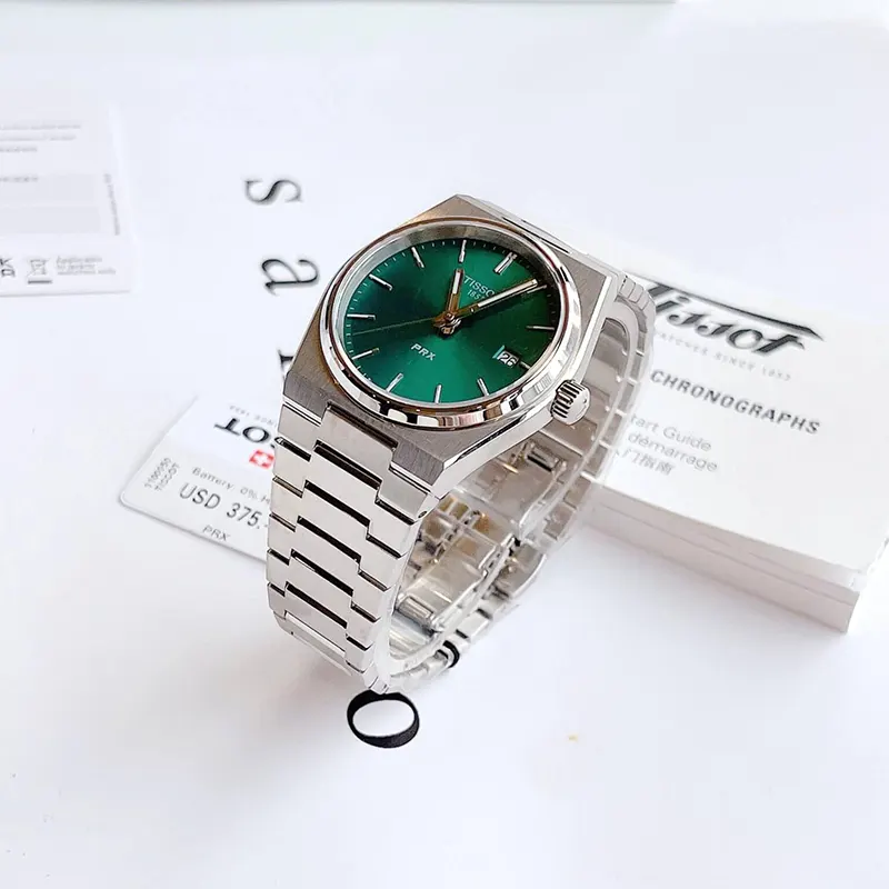 Tissot Ladies PRX 35mm Green Dial Watch | T137.210.11.081.00